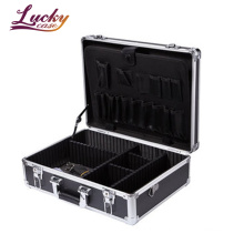 Aluminum Tool Case Portable Waterproof Protective Oem Custom Aluminum Case Locking Aluminum Carry Case with Tools Pocket